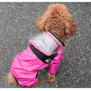 Bild in Slideshow öffnen, Dog Raincoat Pet Waterproof Detachable Rain Jacket Dogs Water Resistant Clothes for Dogs fashion Patterns Pet Coat for Rainy Day

